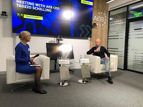Meeting with Tadzio Schilling, AEB CEO